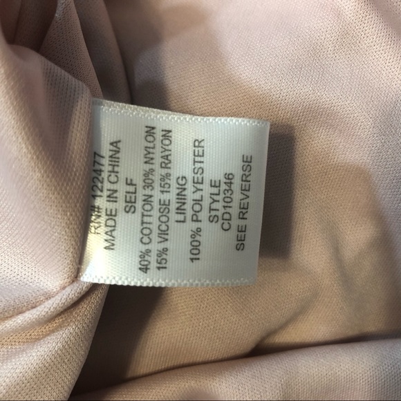 NSR pink lace overlay spaghetti strap dress size L - Picture 6 of 7